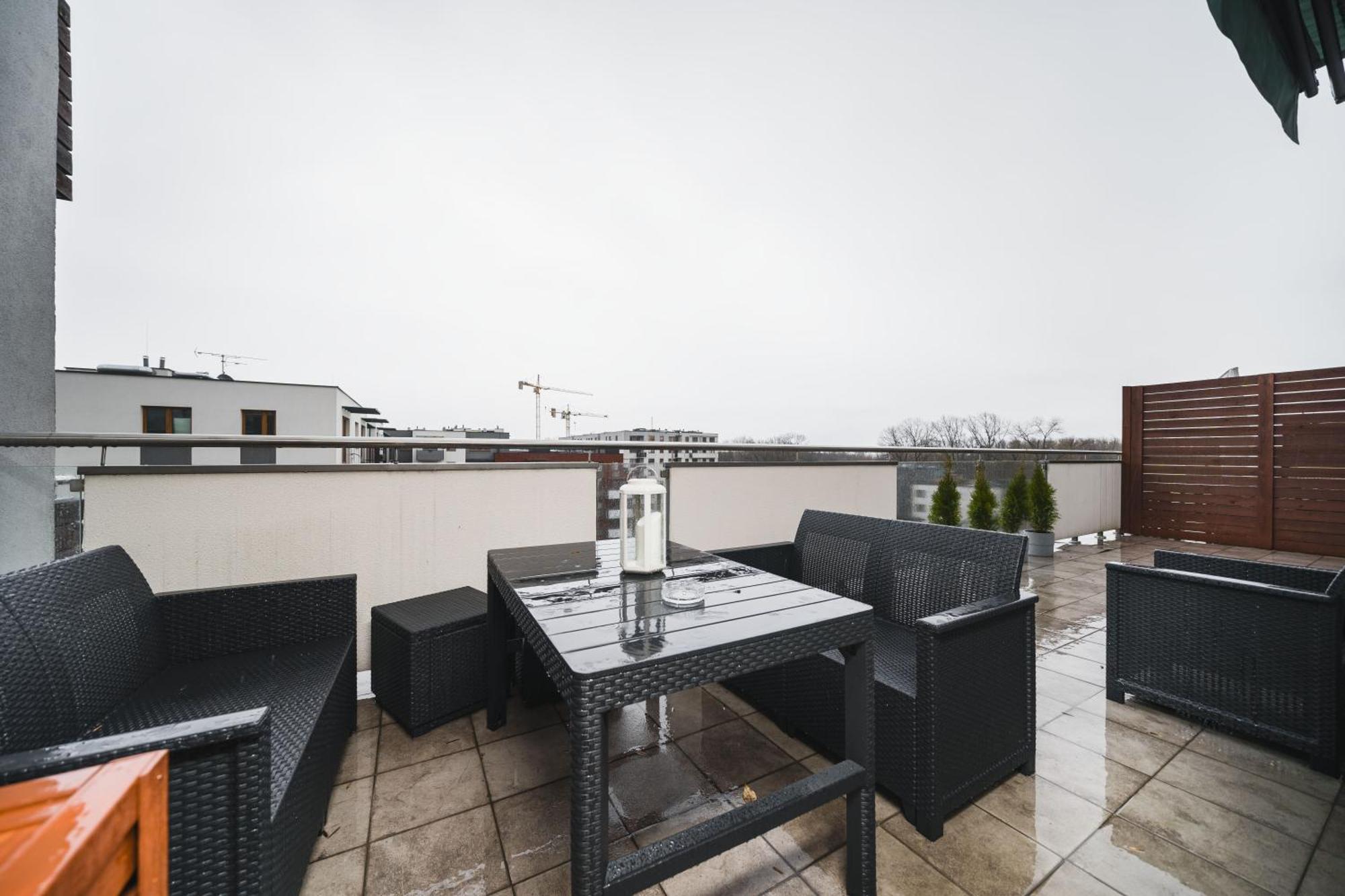 דירות קרקוב Apartament Z Tarasem Oraz Podziemnym Parkingiem מראה חיצוני תמונה
