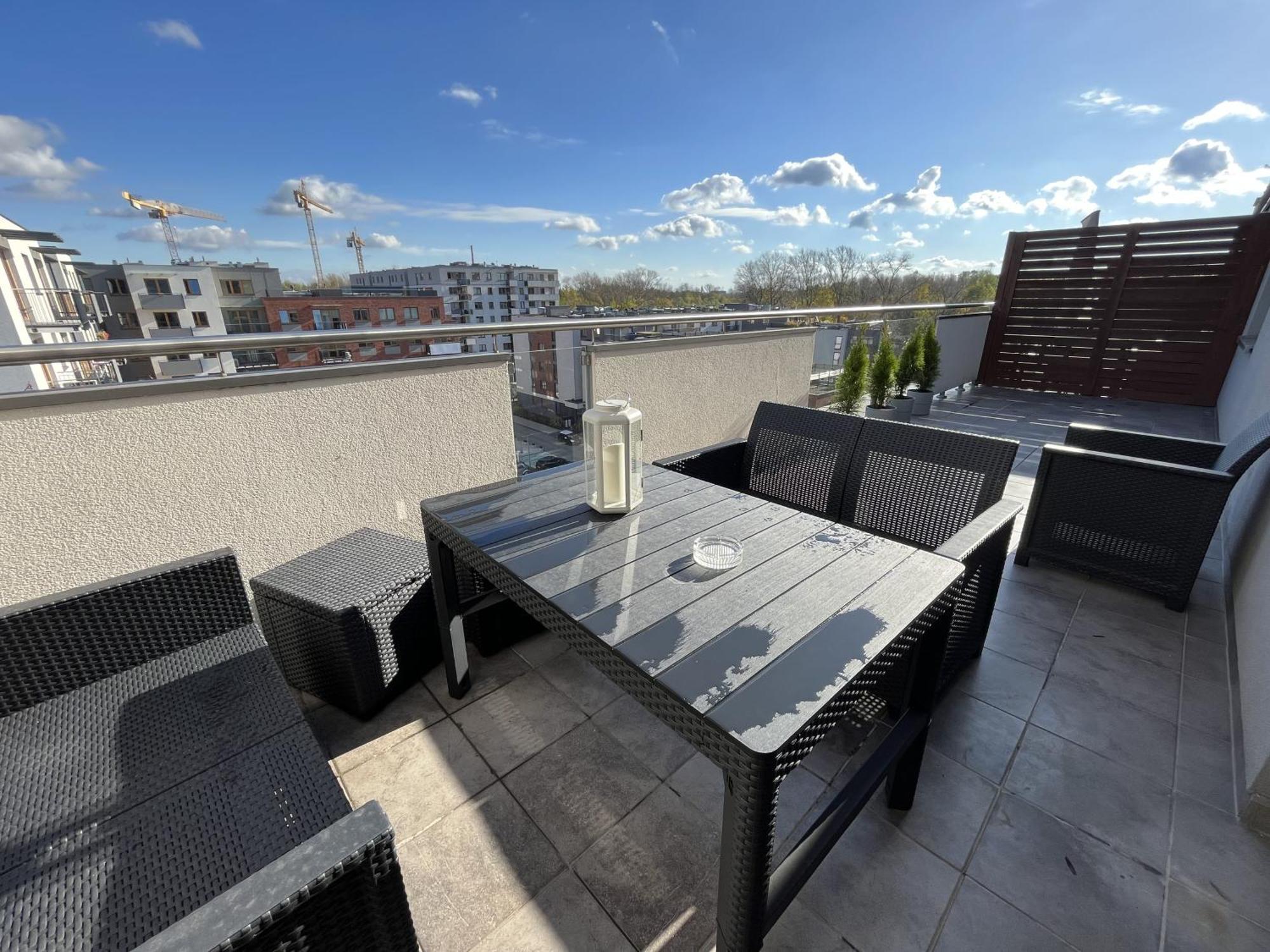 דירות קרקוב Apartament Z Tarasem Oraz Podziemnym Parkingiem מראה חיצוני תמונה